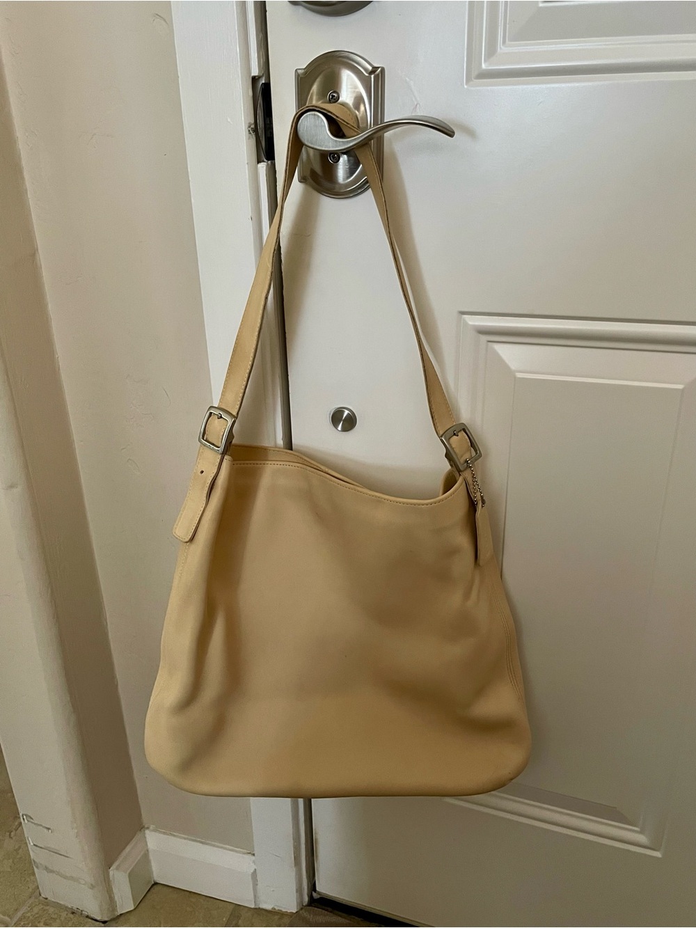 Coach Beige Shoulder Bag